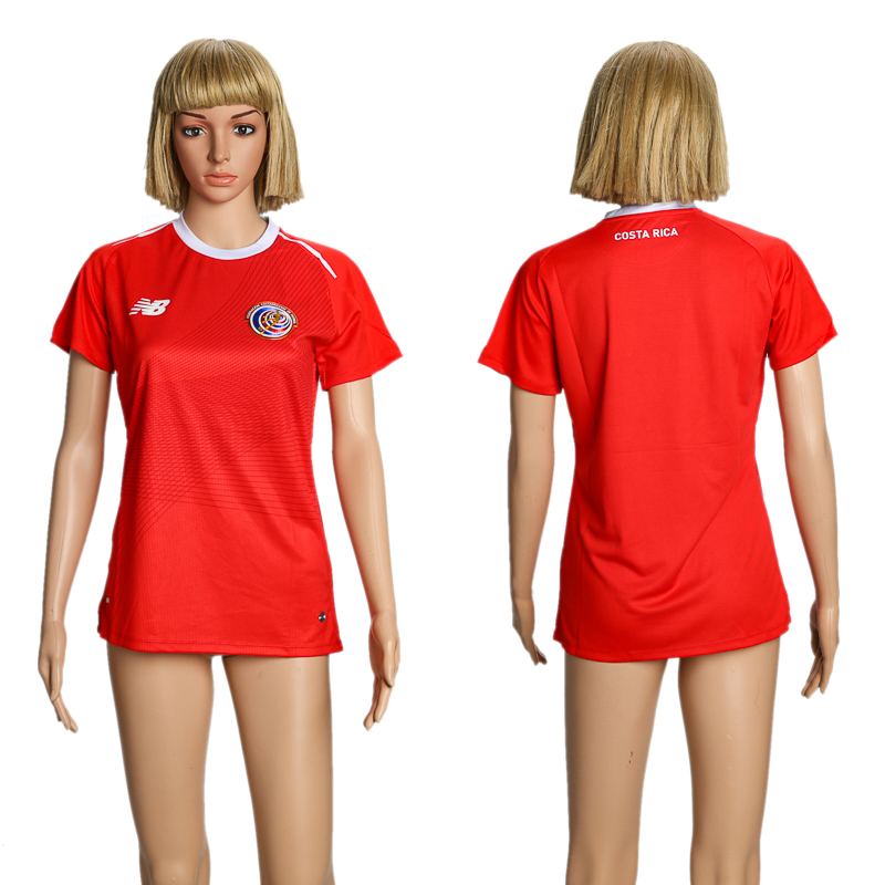 2018 Women World Cup Costa Rica home soccer jersey 